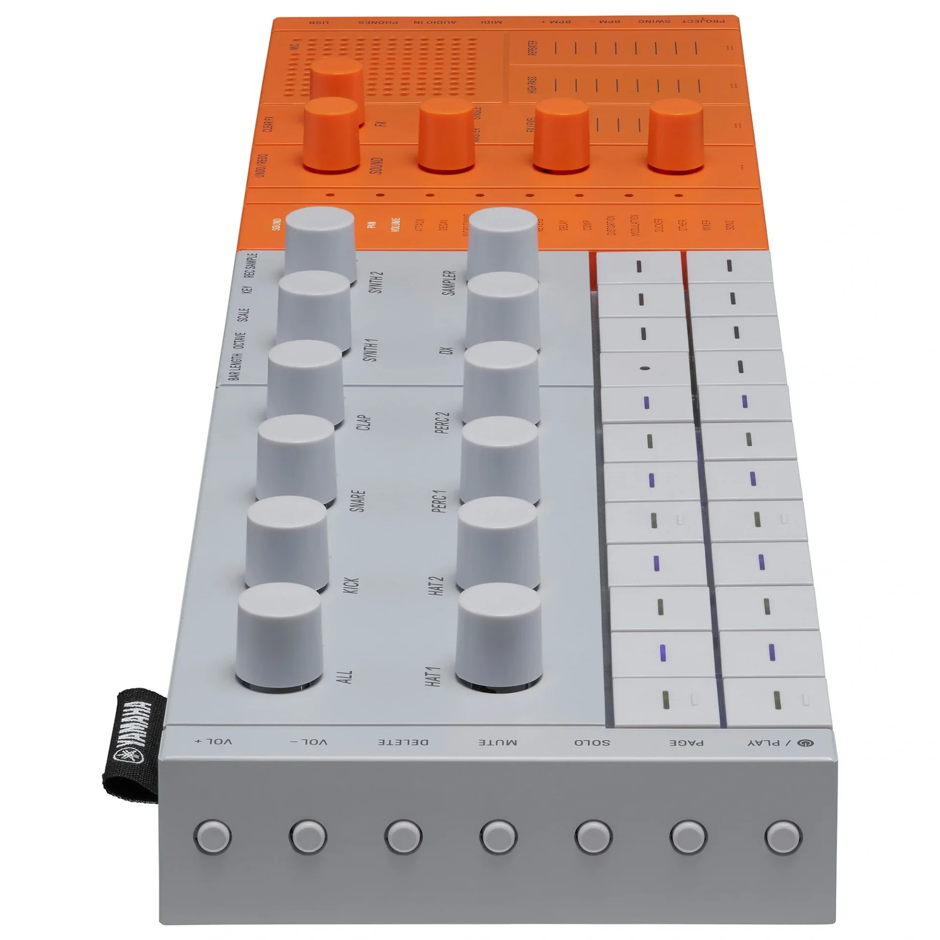 Yamaha Seqtrak Mobile Music Idea Station Synthesizer (Orange &amp; Grey)
