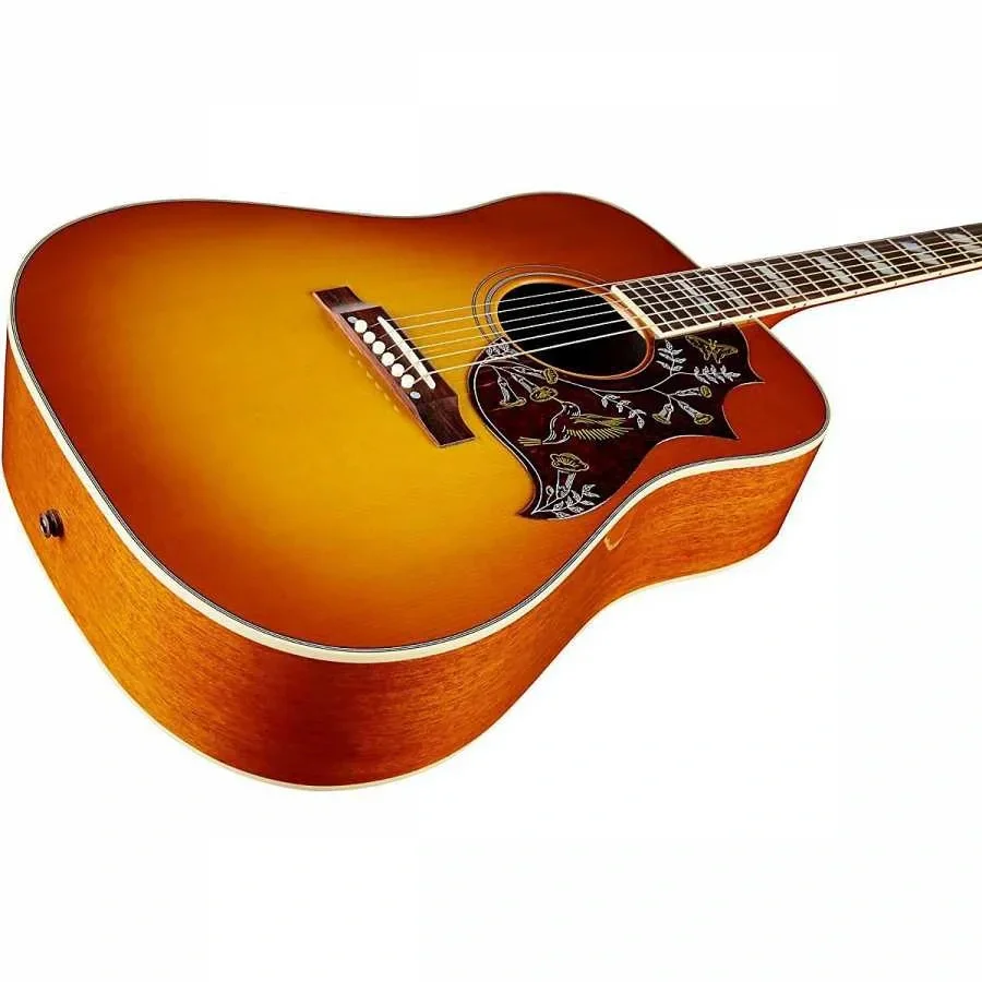 Gibson Montana Hummingbird Solak Elektro Akustik Gitar (Heritage Cherry Sunburst)