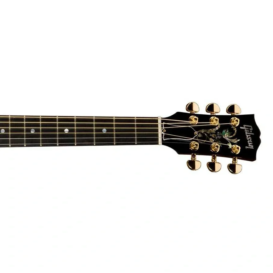 Gibson J-45 Custom Elektro Akustik Gitar (Vintage Sunburst)