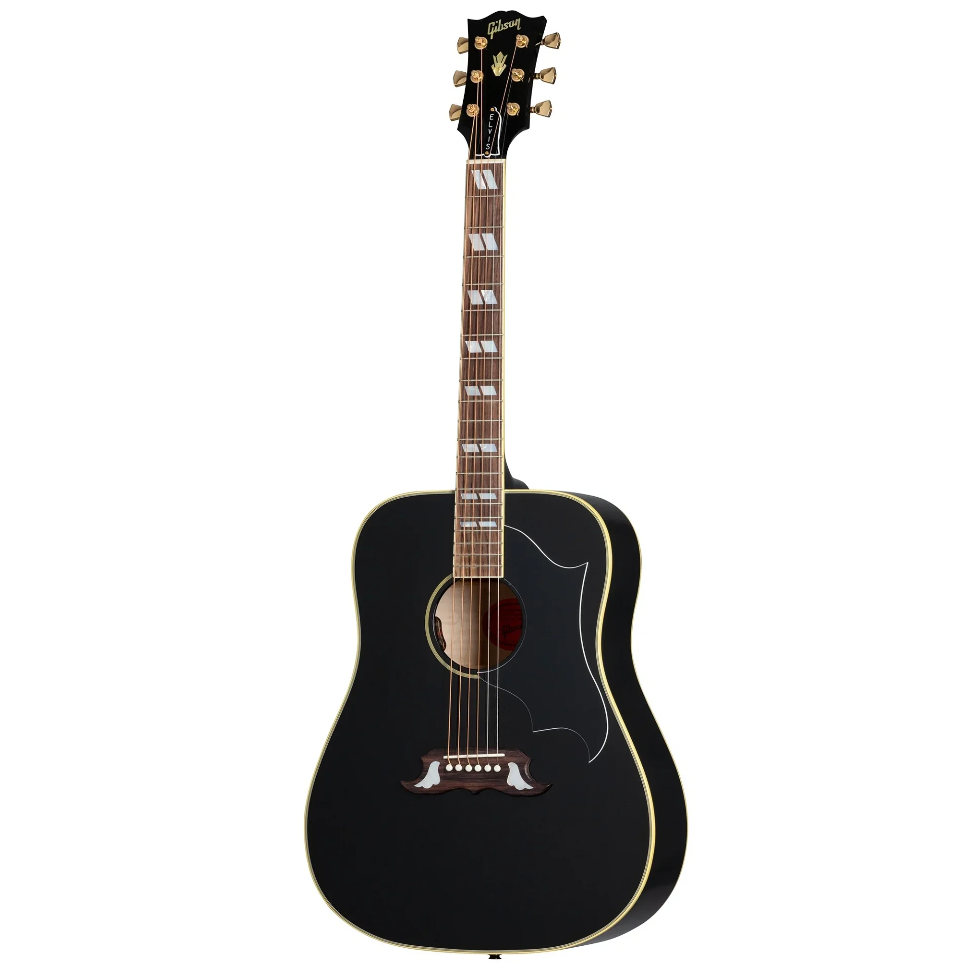 Gibson Elvis Dove Elektro Akustik Gitar (Ebony)