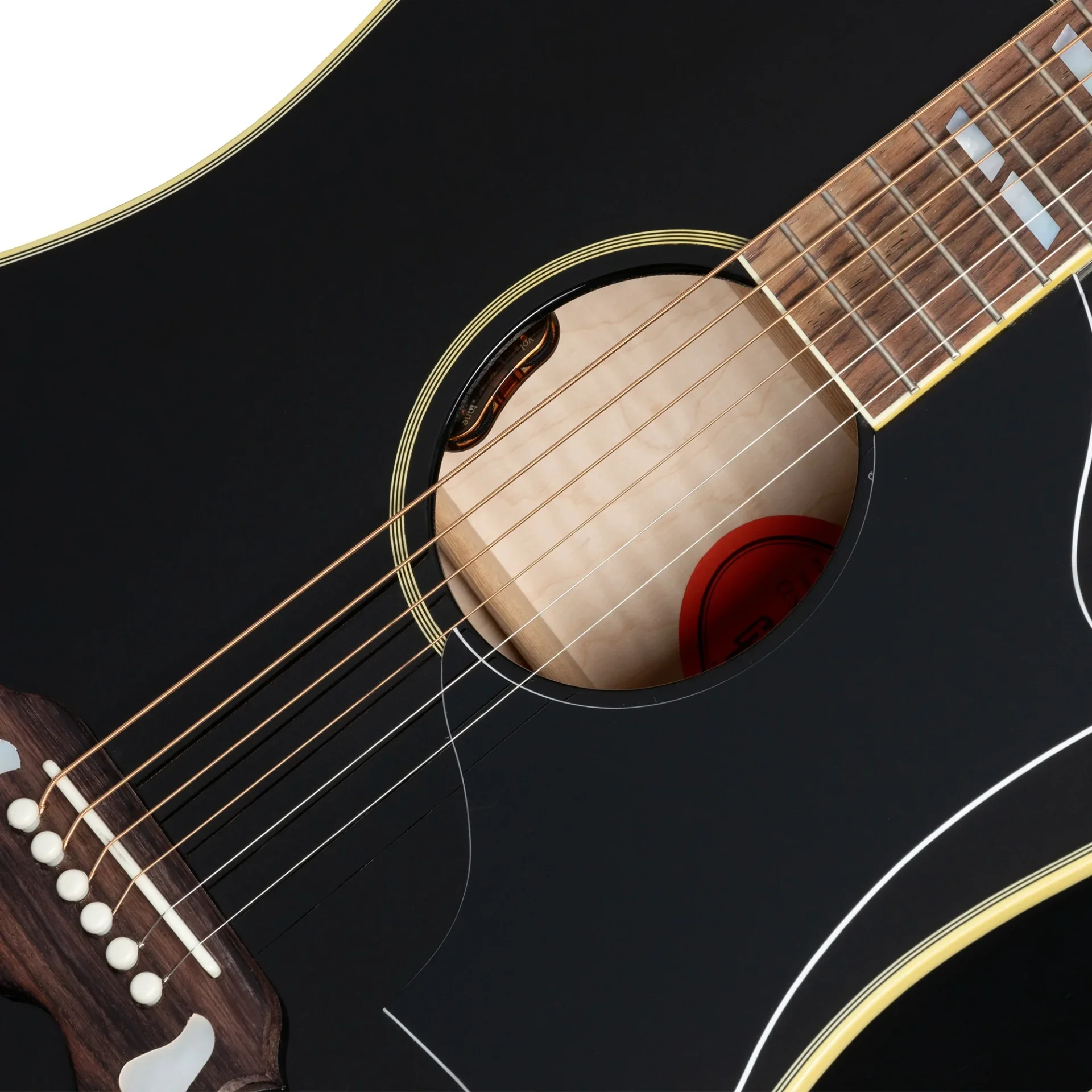 Gibson Elvis Dove Elektro Akustik Gitar (Ebony)