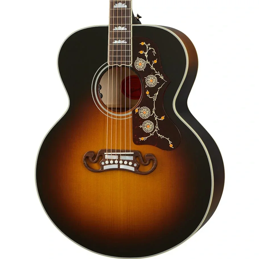 Gibson Acoustic SJ-200 Original Elektro Akustik Gitar (Vintage Sunburst)