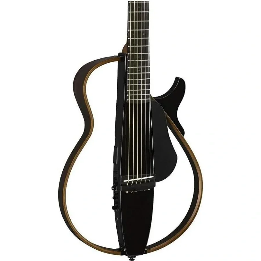 Yamaha SLG200S Silent Akustik Gitar (Trans Black)