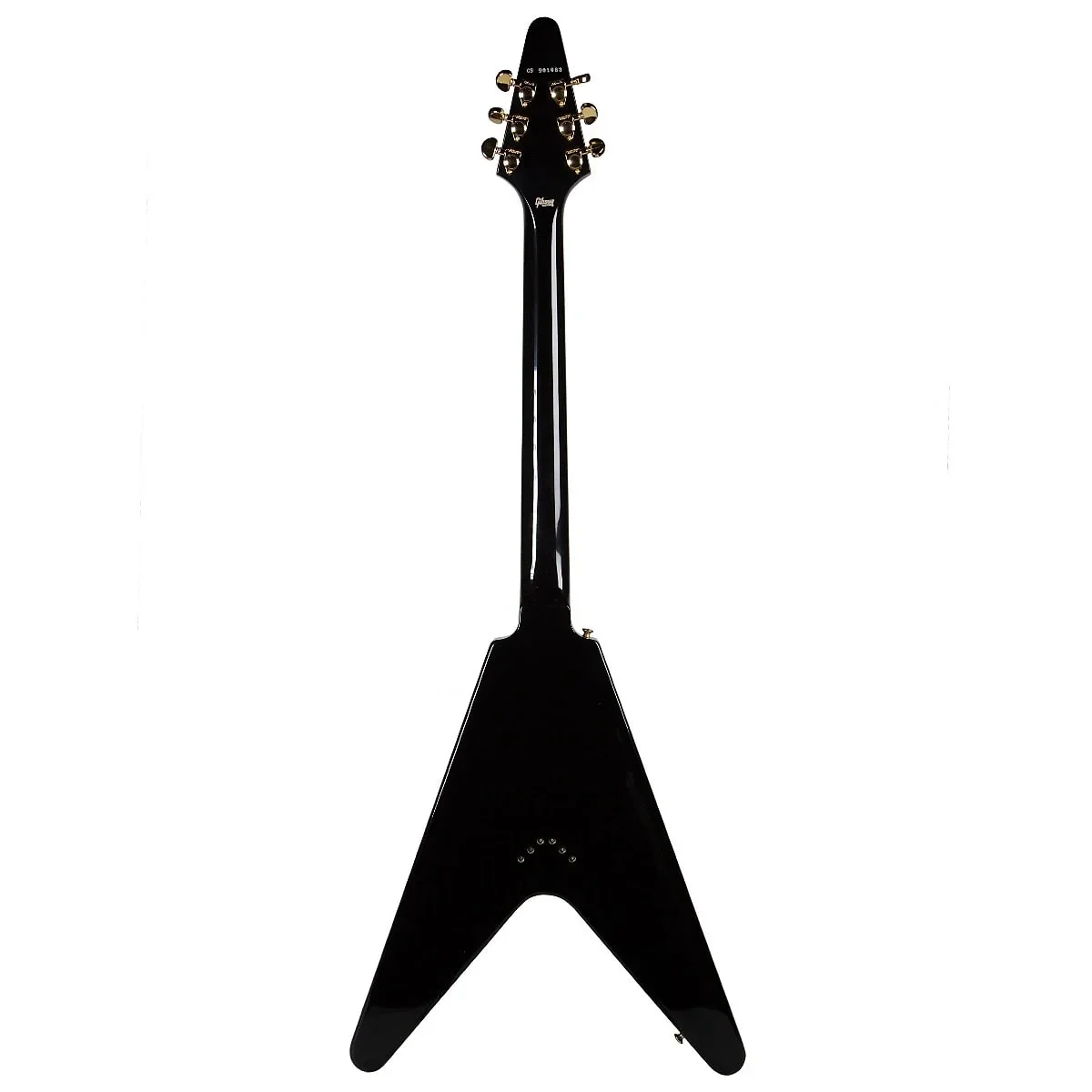 Gibson Flying V Custom Elektro Gitar (Ebony)