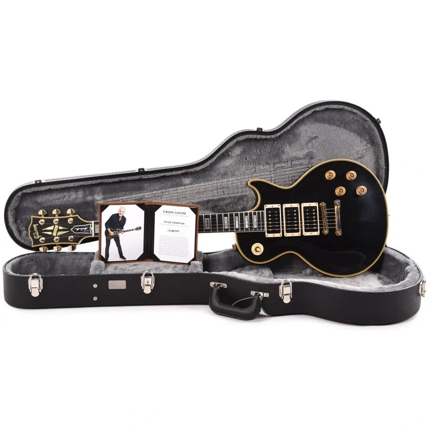 Gibson Custom Peter Frampton"Phenix" Inspired Les Paul Custom VOS Elektro Gitar (Ebony)