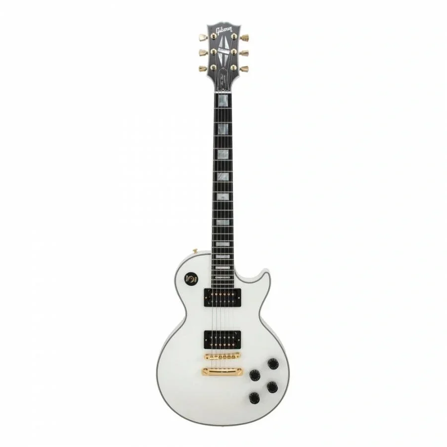 Gibson Les Paul Axcess Custom Stopbar Elektro Gitar (Beyaz)
