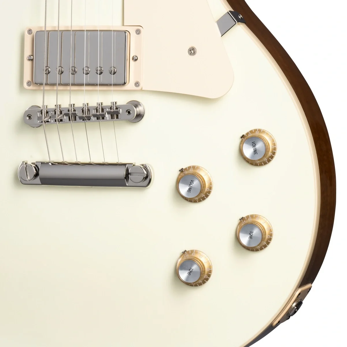 Gibson Les Paul Standard '60s Plain Top Elektro Gitar (Classic White)