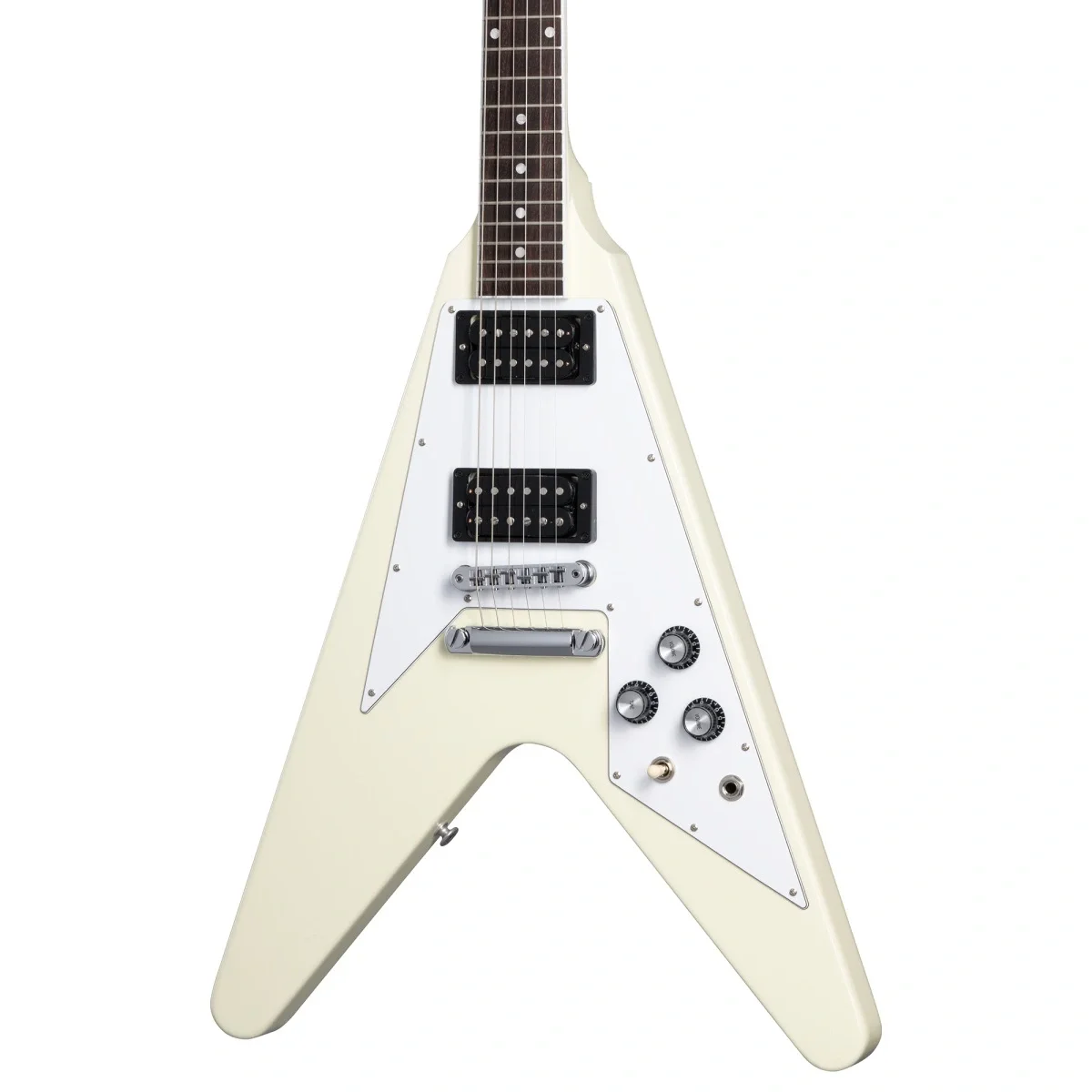 Gibson 70s Flying V Elektro Gitar (Classic White)