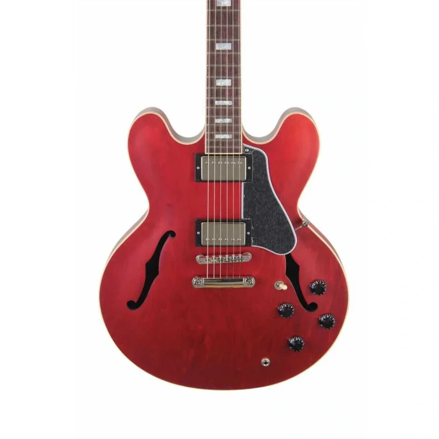 Gibson ES-335 Satin Elektro Gitar (Faded Cherry)