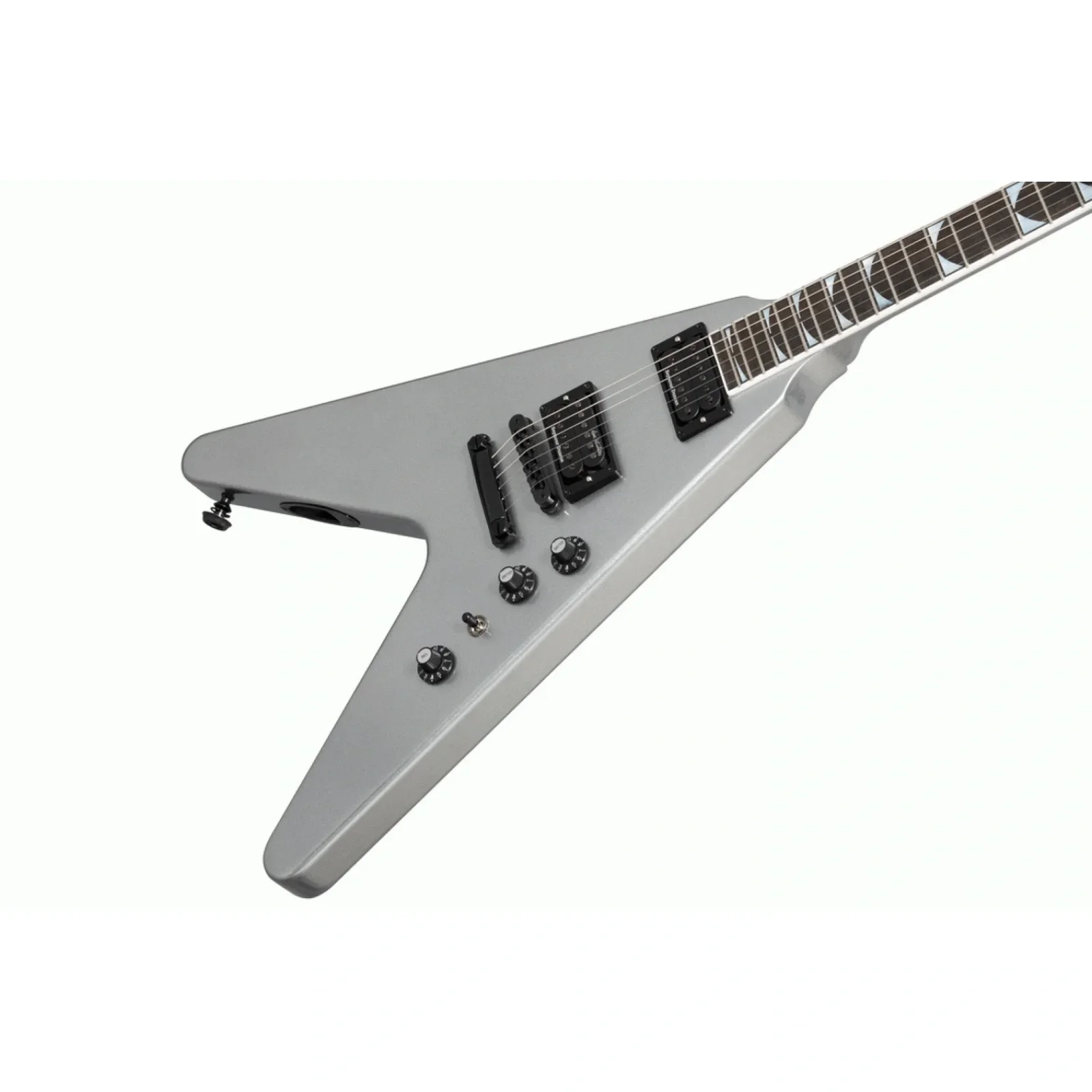 Gibson Dave Mustaine Flying V EXP Elektro Gitar (Silver Metallic)