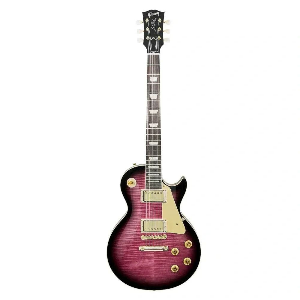 Gibson Custom Les Paul Standard 1959 Elektro Gitar (Gloss Red Wine Burst)
