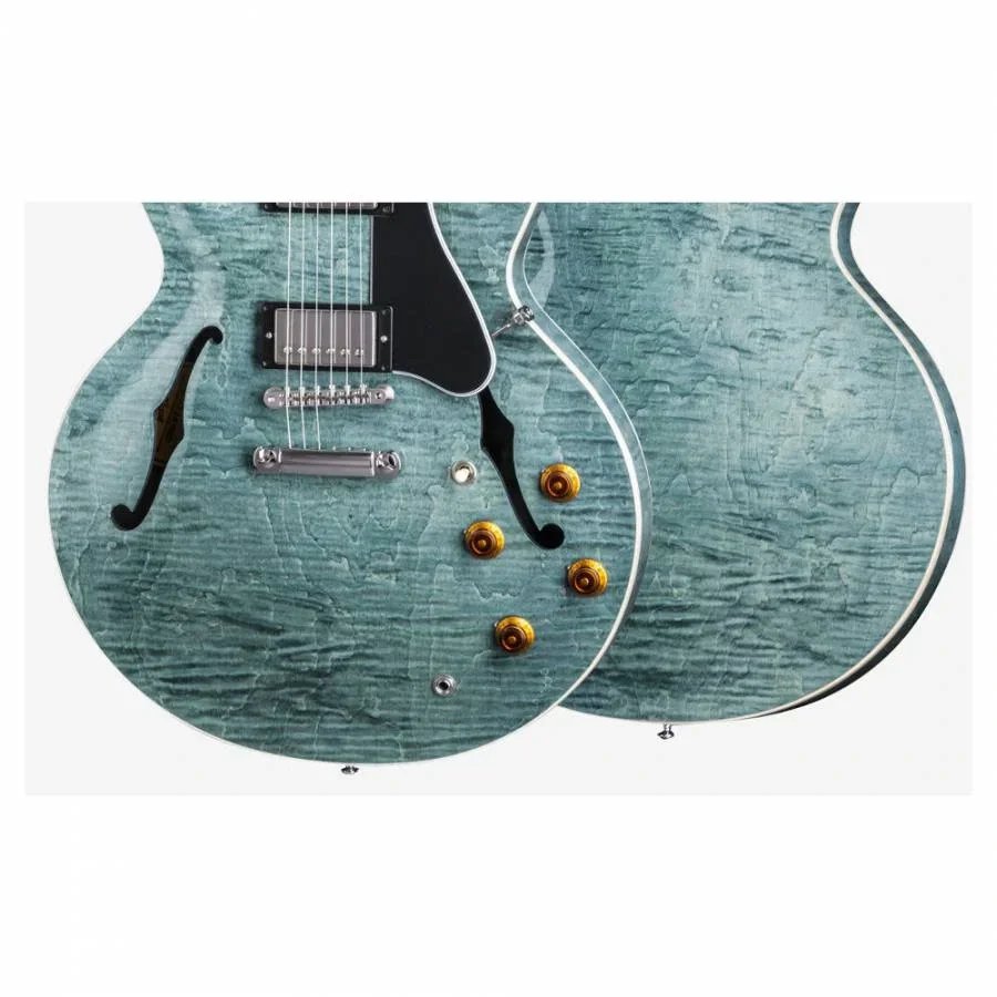 Gibson ES-335 Figured Elektro Gitar (Turquoise)