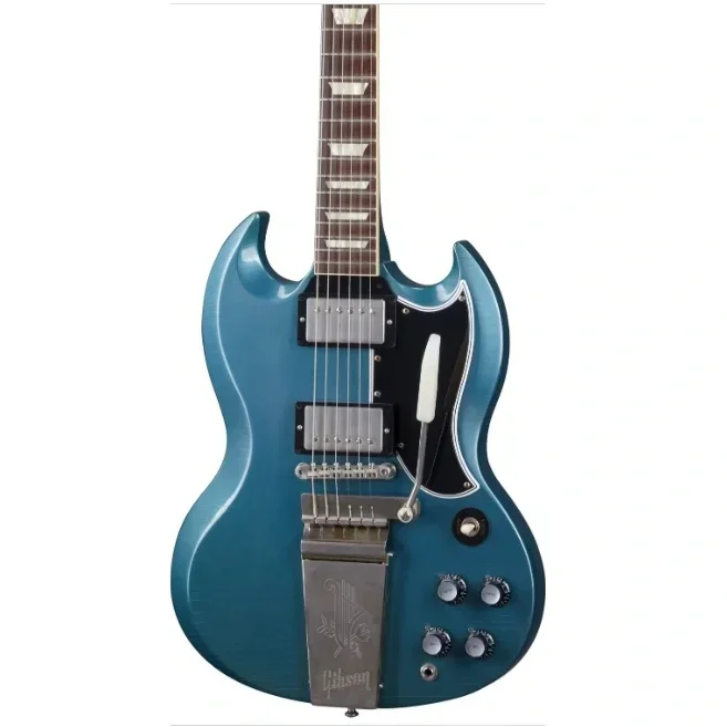 Gibson Custom 1964 SG Standard Reissue w/ Maestro Elektro Gitar (Murphy Lab Ultra Light Aged Pelham Blue)