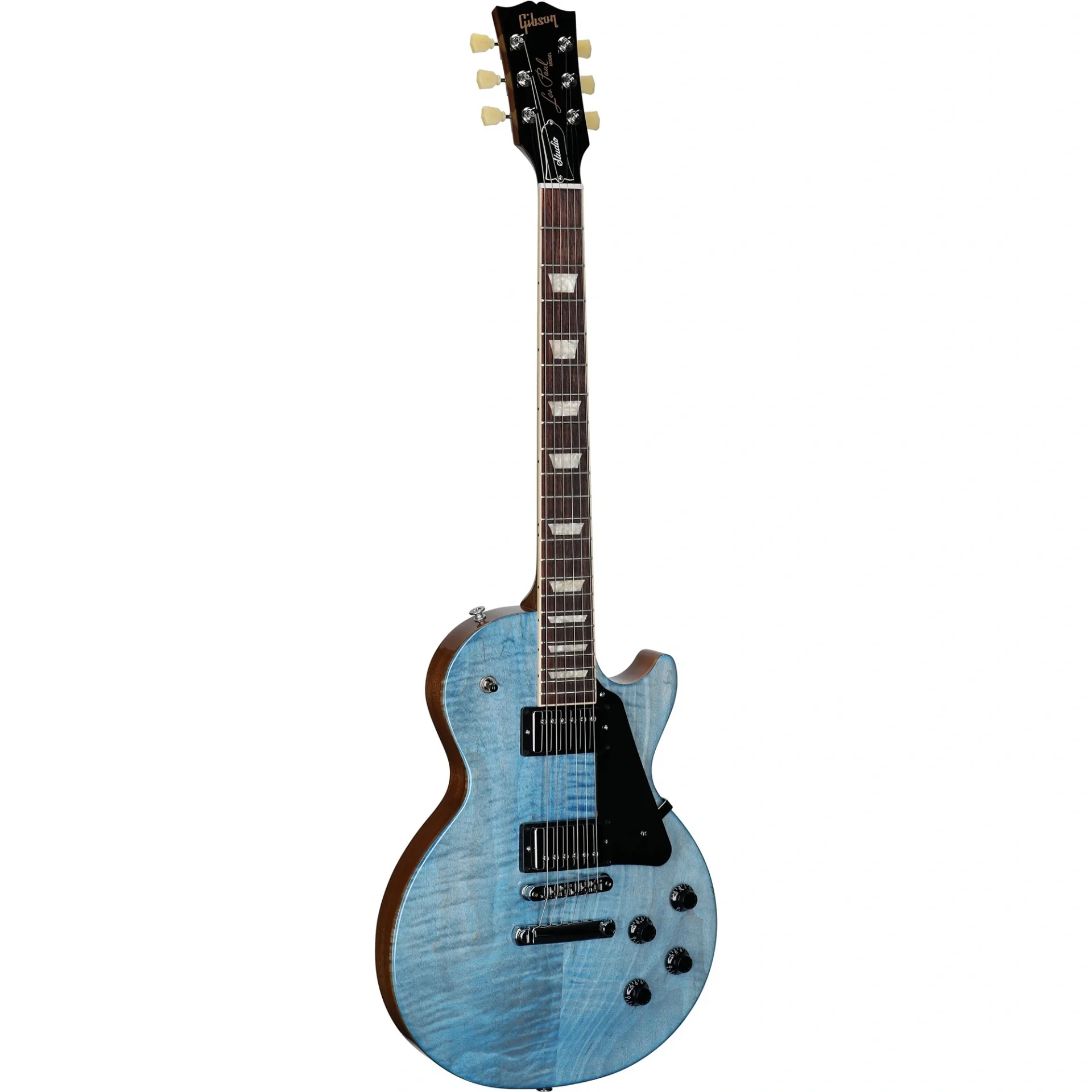 Gibson Les Paul Studio Figured Elektro Gitar (Ocean Blue)