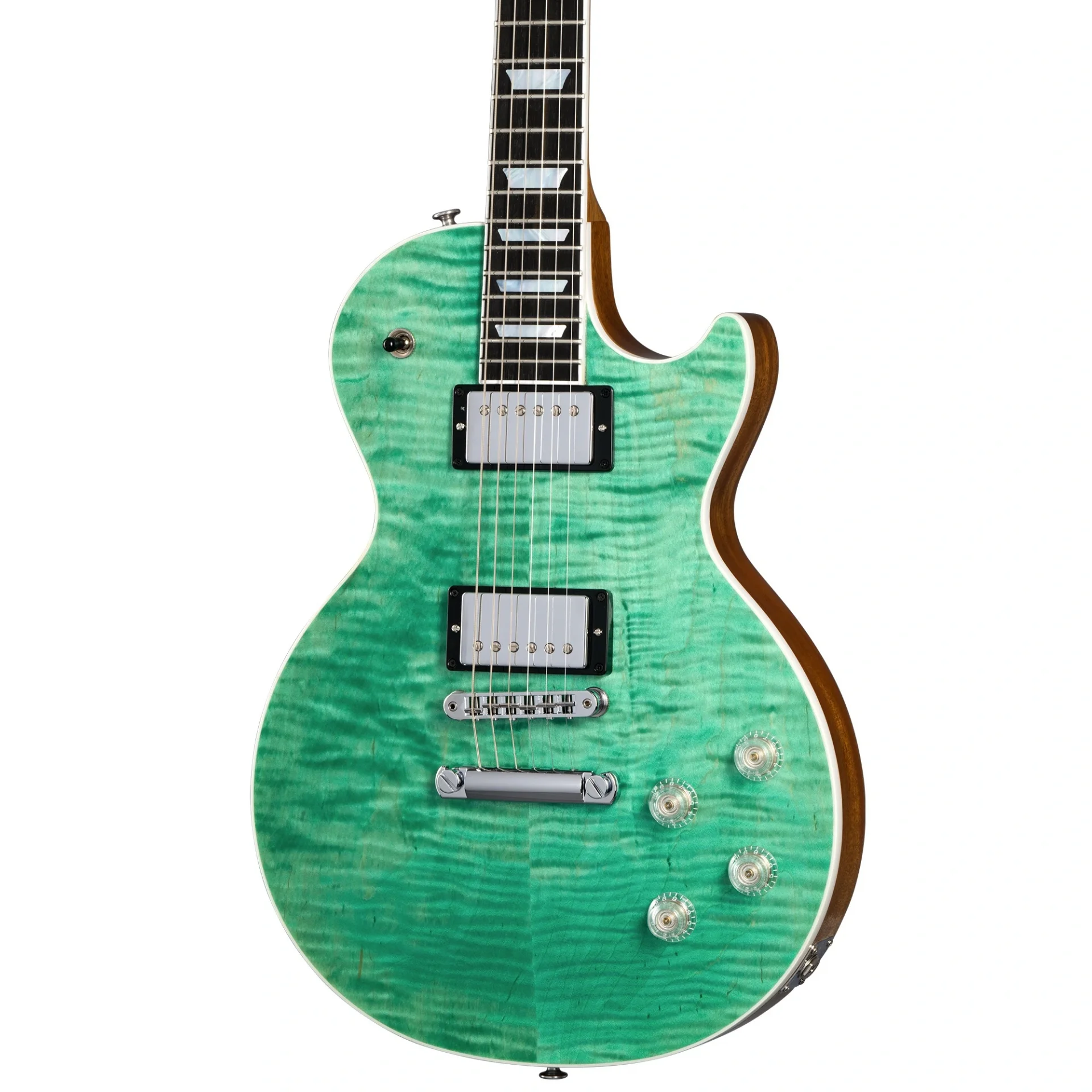 Gibson Les Paul Modern Figured Elektro Gitar (Seafoam Green)