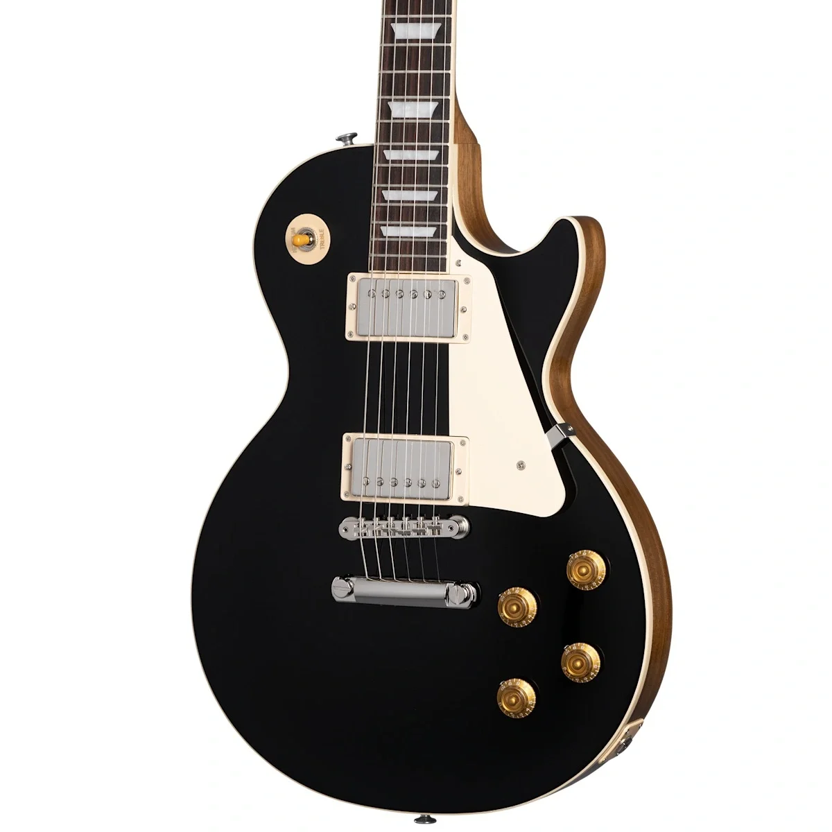 Gibson Les Paul Standard '50s Plain Top Elektro Gitar (Ebony)