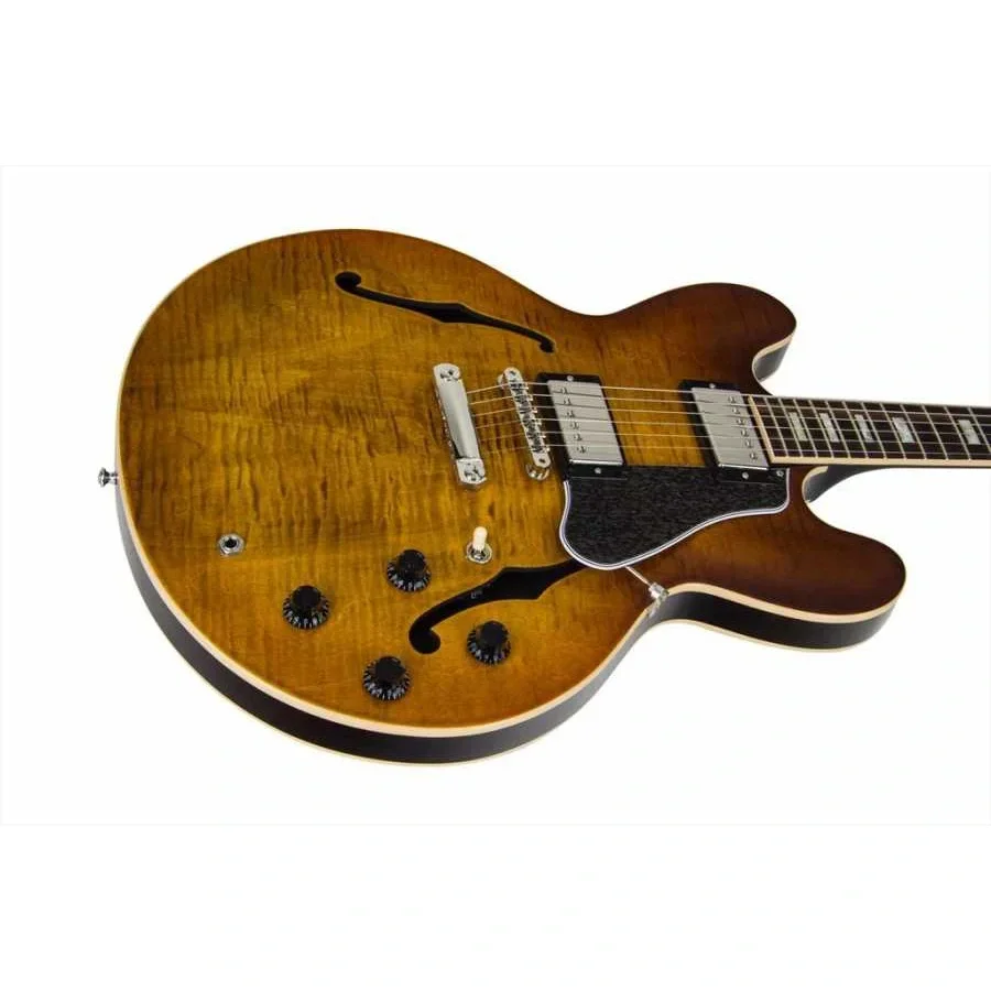 Gibson Memphis ES-335 Figured Elektro Gitar (Faded Lightburst)
