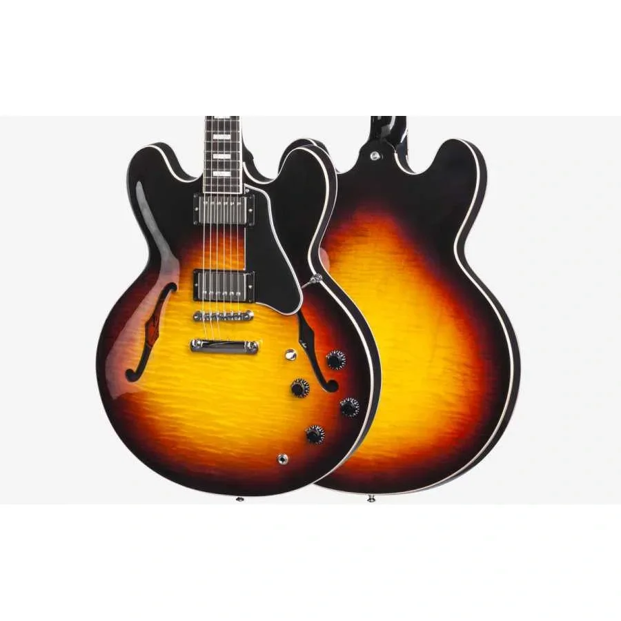 Gibson Memphis ES-335 Slim Neck Elektro Gitar (Sunset Burst)