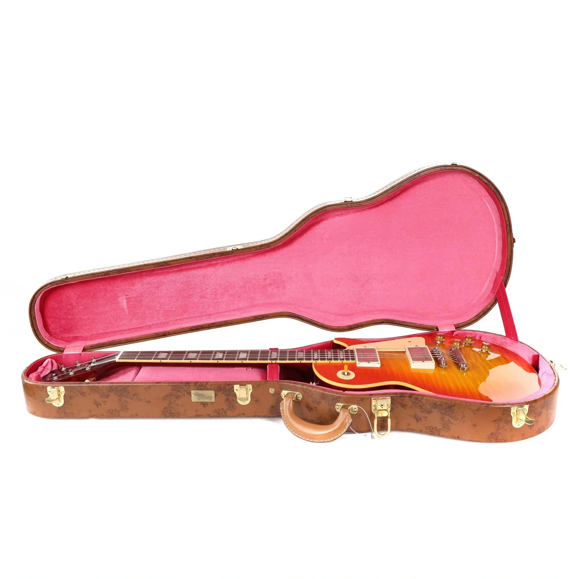 Gibson Custom 1960 Les Paul Standard Reissue VOS Elektro Gitar (Tangerine Burst)