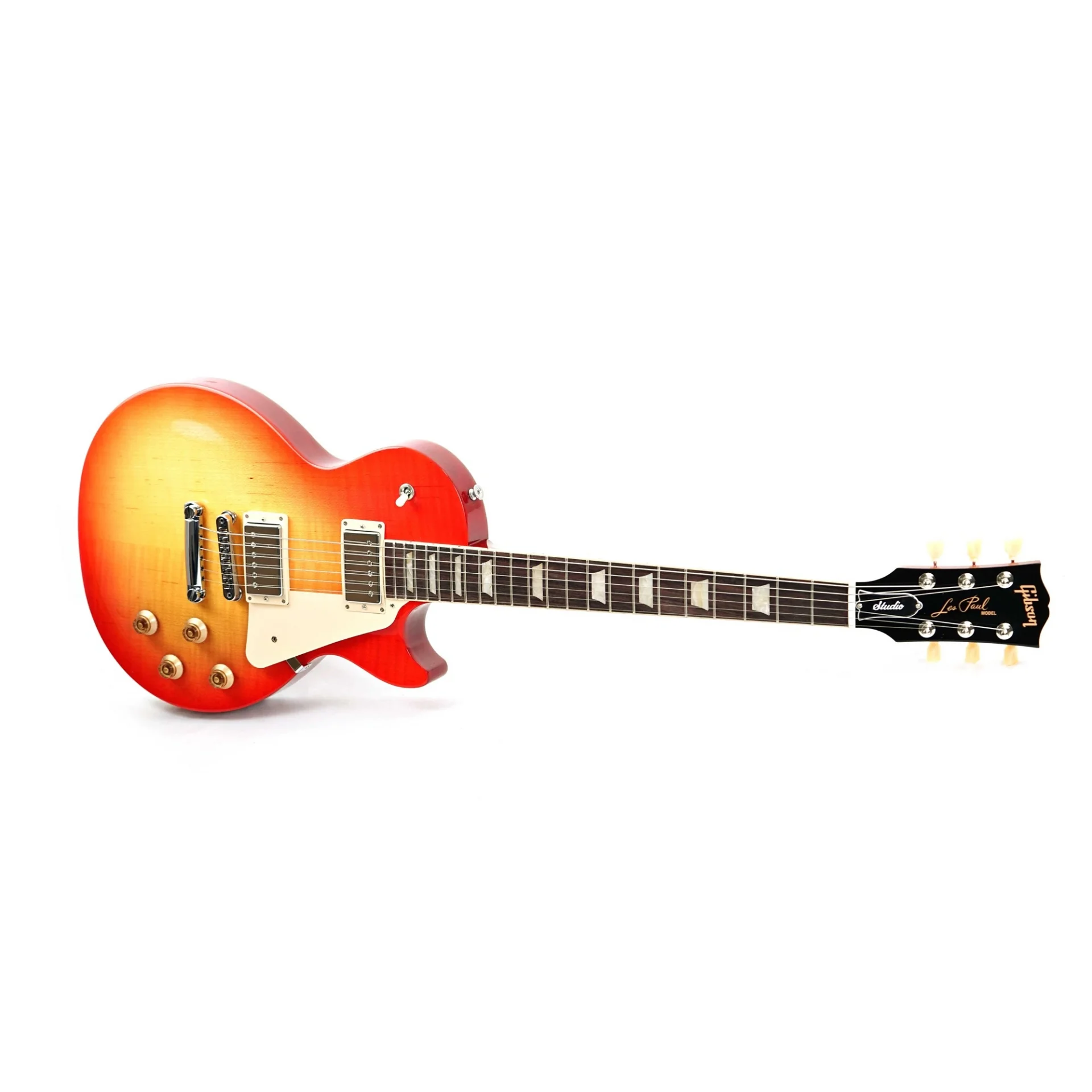 Gibson Les Paul Studio Figured Dealer Exclusive Elektro Gitar (Washed Cherry Sunburst)