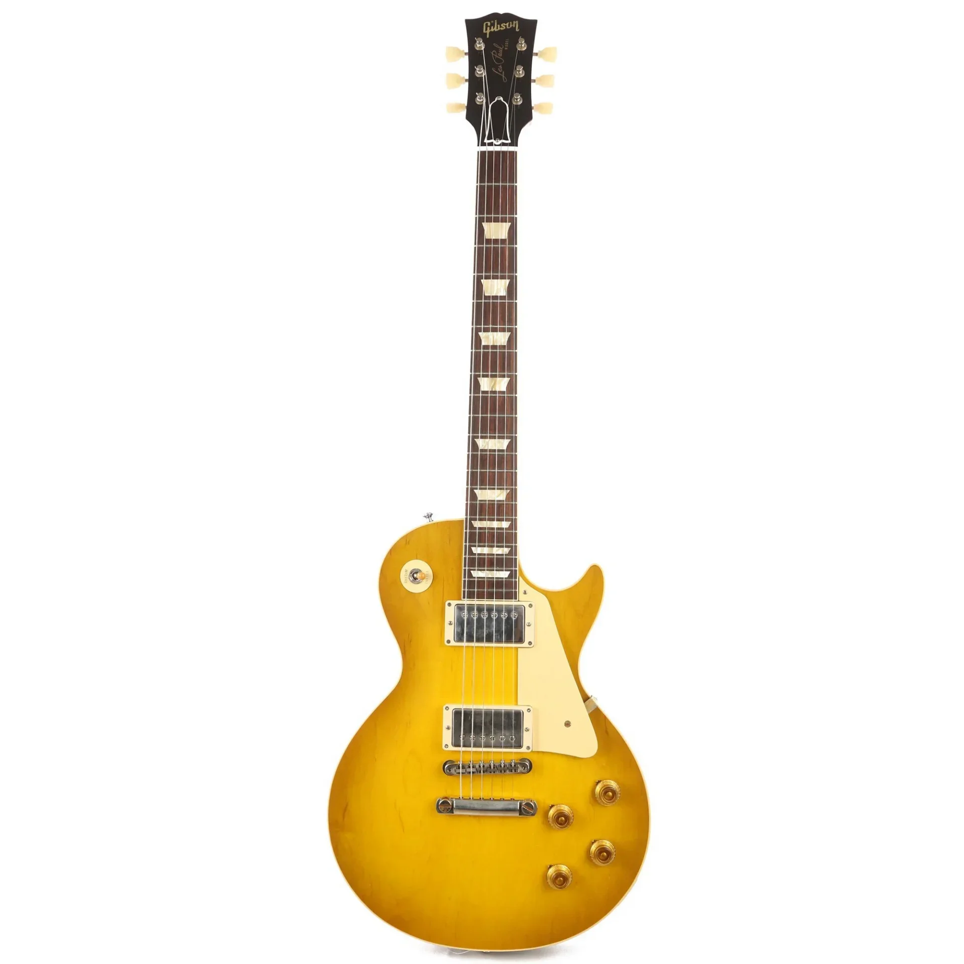 Gibson Custom 1958 Les Paul Standard Reissue VOS Elektro Gitar (Lemon Burst)