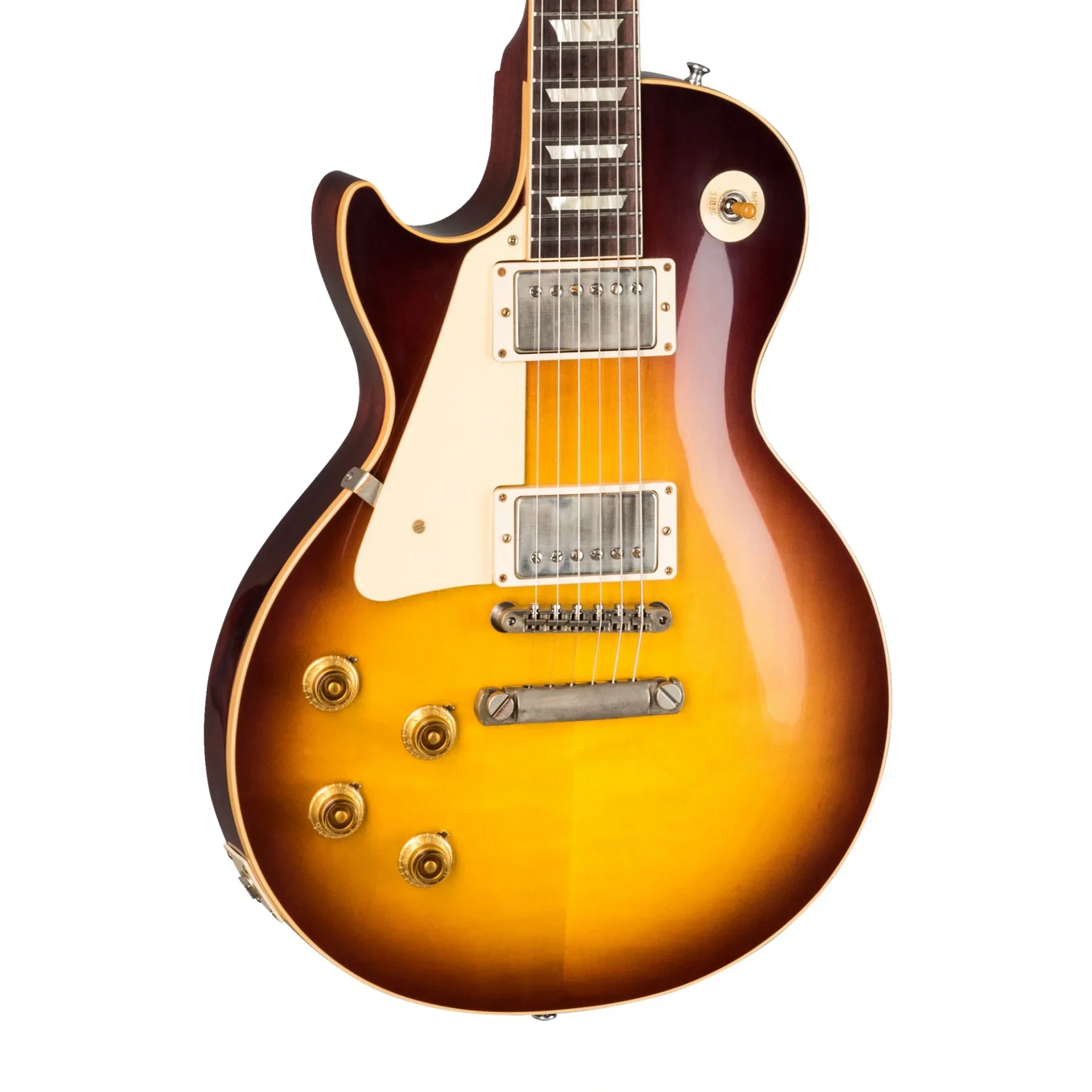 Gibson Custom 1958 Les Paul Standard Reissue VOS Solak Elektro Gitar (Bourbon Burst)