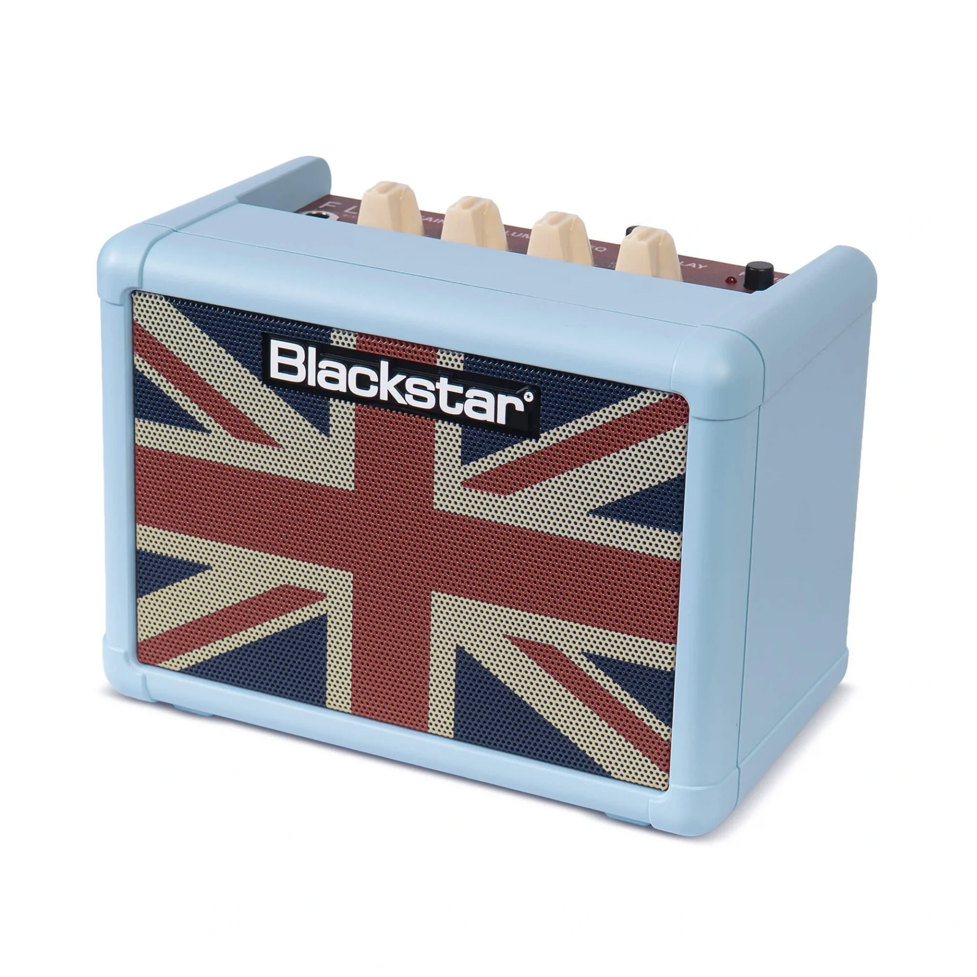 Blackstar Fly 3 Baby Blue Union Flag Mini Elektro Gitar Kombo Amfi