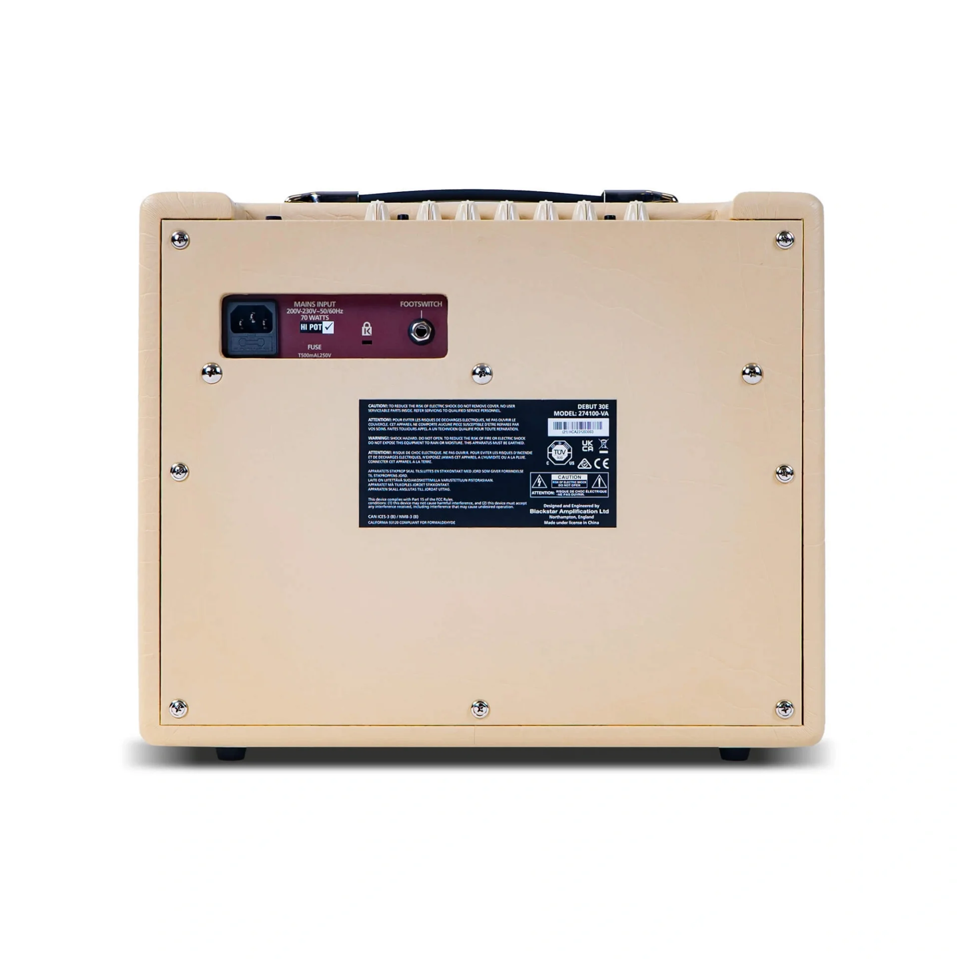 Blackstar DEBUT-30E 12" 30-Watt Combo Amfi (Cream)