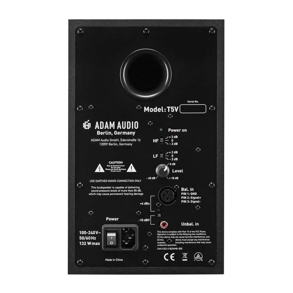 ADAM Audio T5V 5 İnç İki Yollu Aktif Stüdyo Monitörü (Tek)
