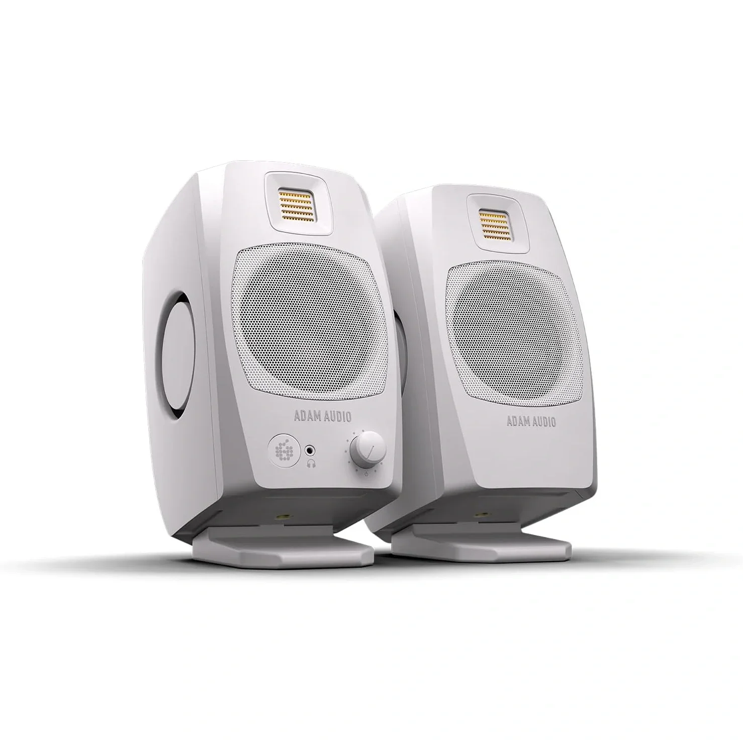 ADAM Audio D3V 3,5 İnç Aktif Masaüstü Stüdyo Monitörü Seti (Çift, Beyaz)
