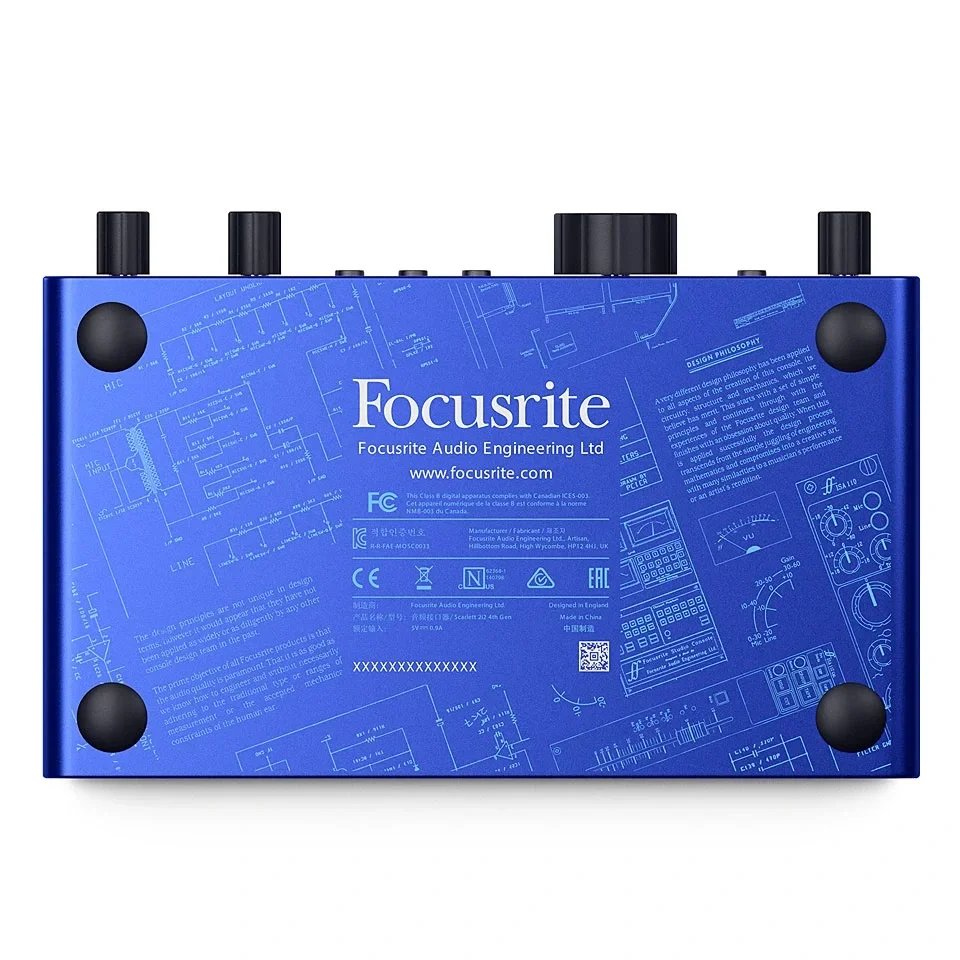 Focusrite Scarlett 2i2 4th Gen Anniversary Edition Ses Kartı