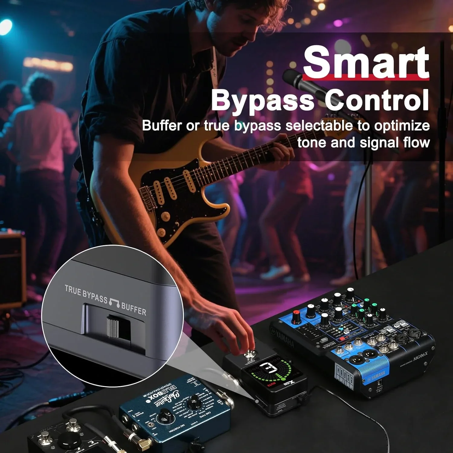 Xvive XV-P58R 5.8Ghz Akort Aletli Receiver Pedal - Siyah