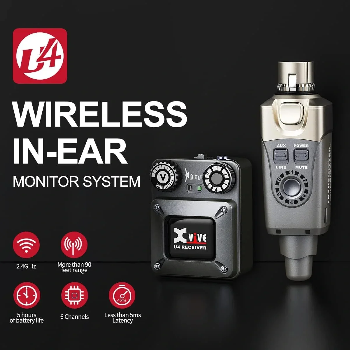 Xvive XV-U4R U4 Sistemler için Receiver (Alıcı)
