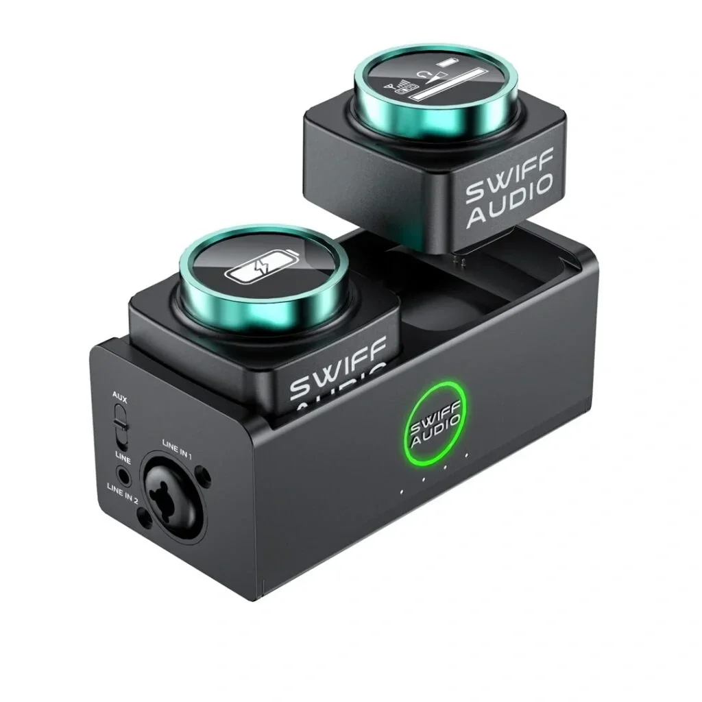 Swiff Audio WX-510 In-ear 5.8G 2 Alıcı + 1 Vericili Kablosuz Monitör Sistemi