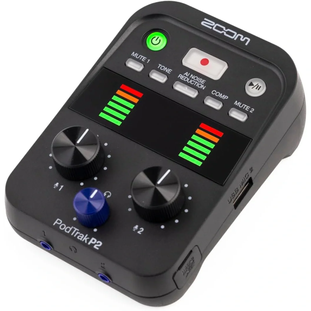 Zoom P2 PodTrak Podcast Recorder