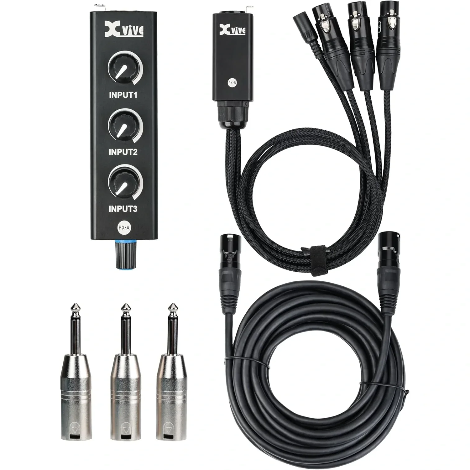 Xvive XV-PX 3 Kanallı Personal Monitör Mikser