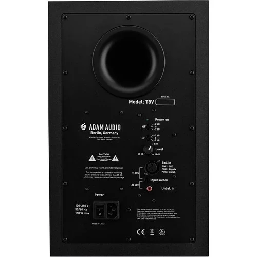 ADAM Audio T8V 8 İnç İki Yollu Aktif Stüdyo Monitörü Seti (Çift)