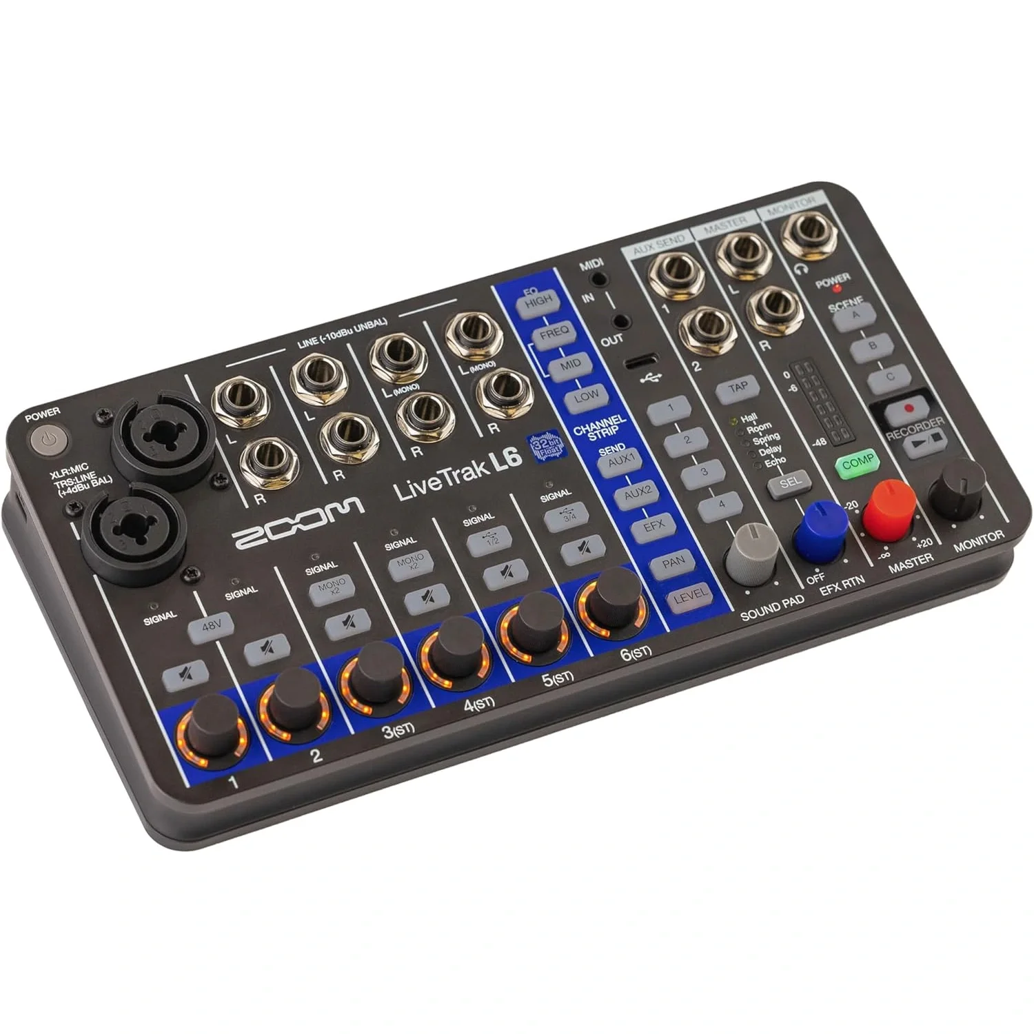 Zoom LiveTrak L6 10-Kanal Compact Dijital Mikser