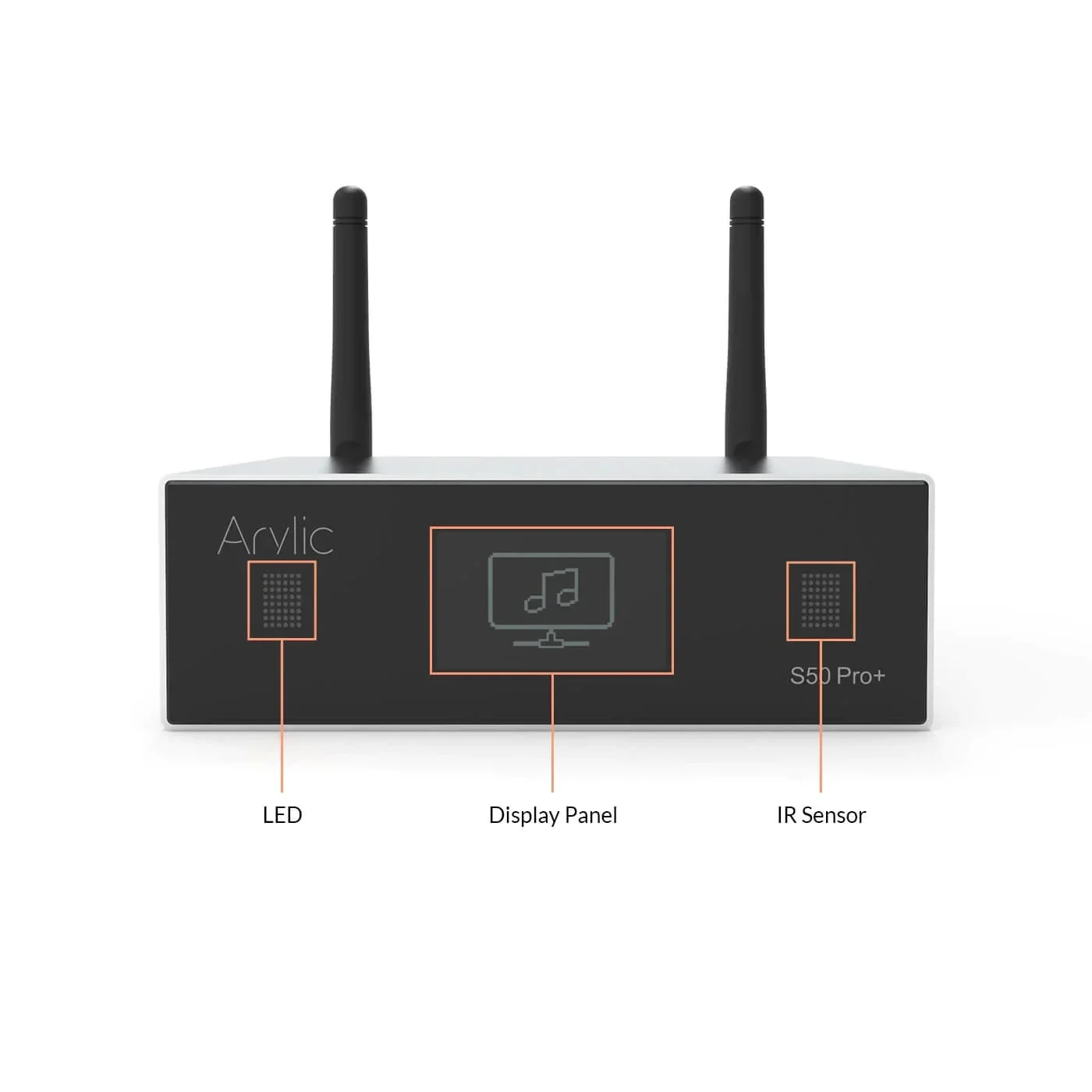 ARYLIC S50 Pro+ Kablosuz Airplay – Spotify Connect Streamer / Preamfi