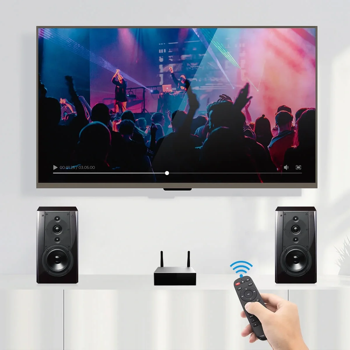 Arylic A50+ Wi-Fi &amp; Bluetooth Class D Audio Amfi (2x50W)