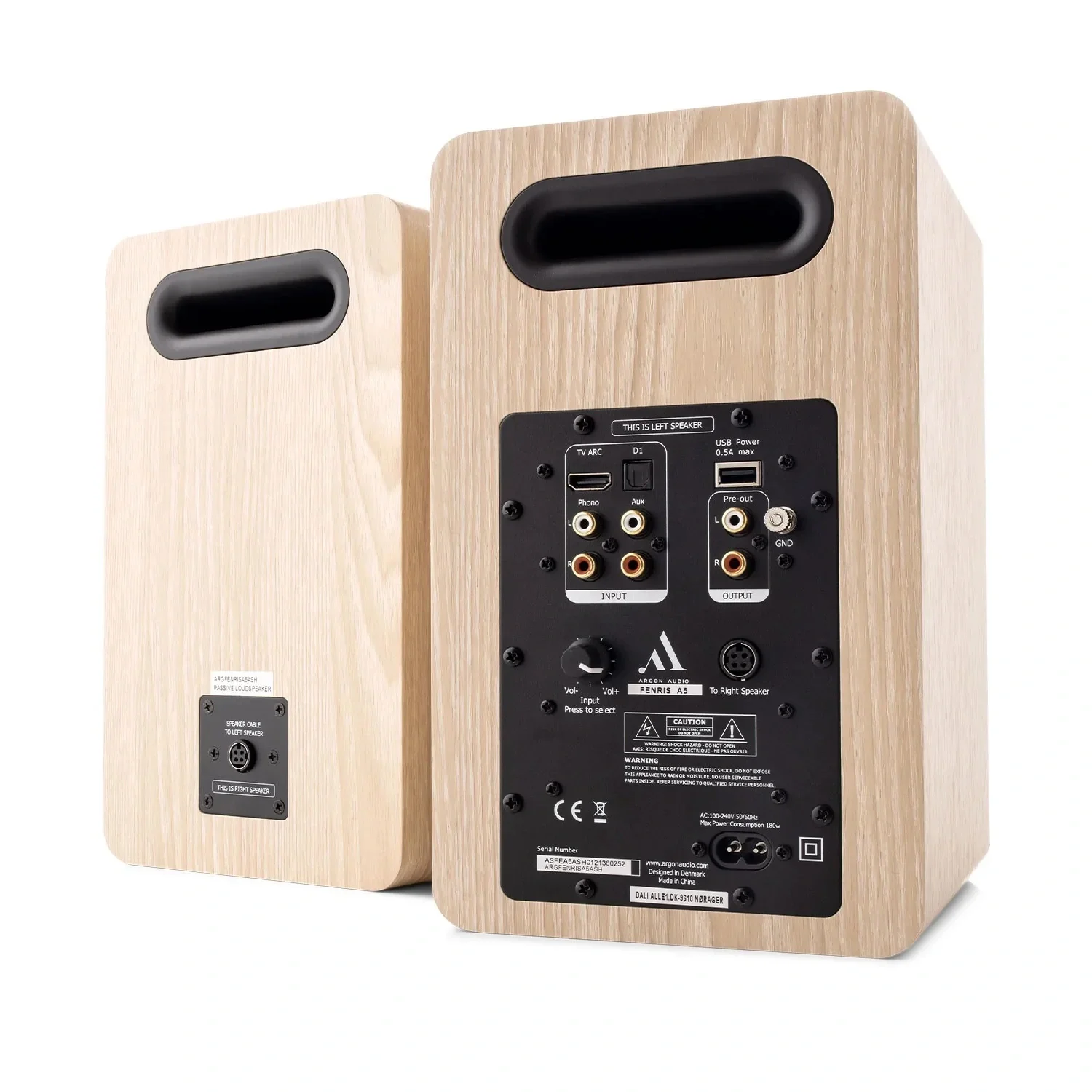 Argon Audio FENRIS A5 5,25 İnç Aktif Raf Tipi Hoparlör (Dişbudak)