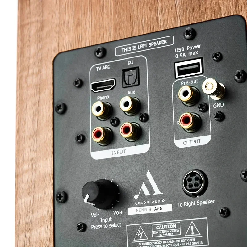 Argon Audio FENRIS A55 Aktif Kule Tipi Hoparlör (Ceviz)