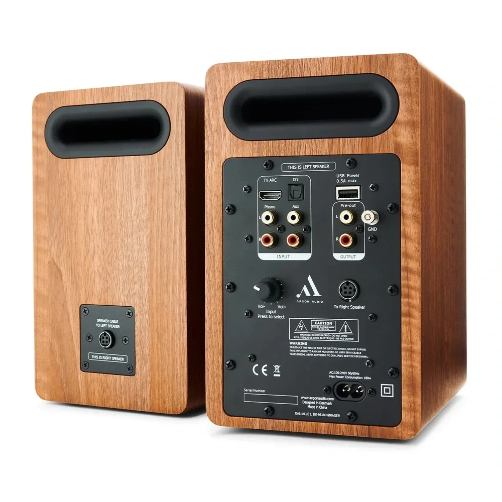 Argon Audio FENRIS A4 4 İnç Aktif Raf Tipi Hoparlör (Ceviz)