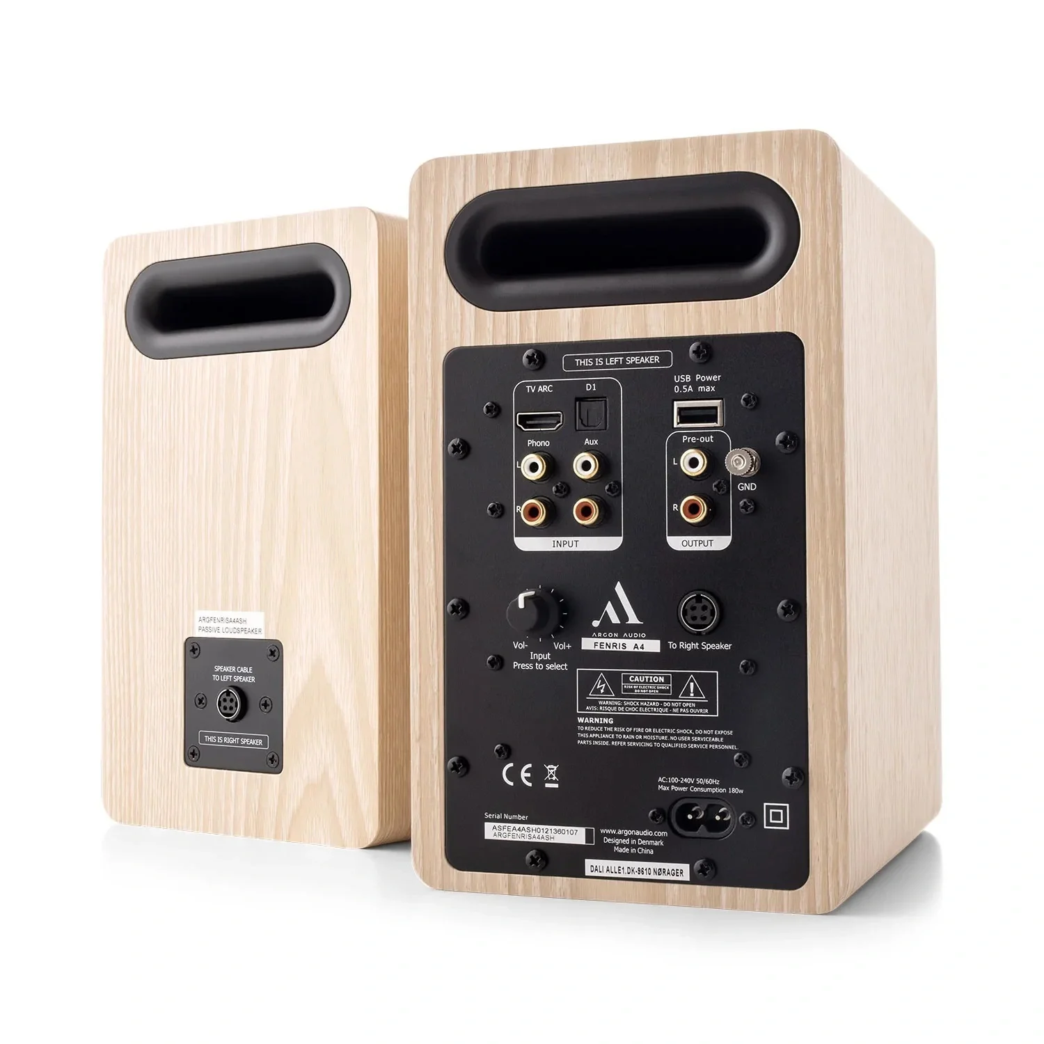 Argon Audio FENRIS A4 4 İnç Aktif Raf Tipi Hoparlör (Dişbudak)