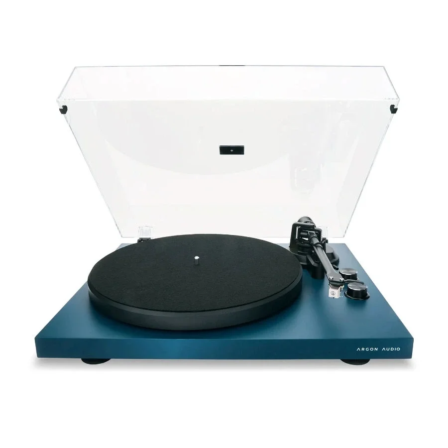 Argon Audio TT MK2 Dahili Preamfili Pikap – Audio-Technica AT3600L Kartuşlu (Mavi)