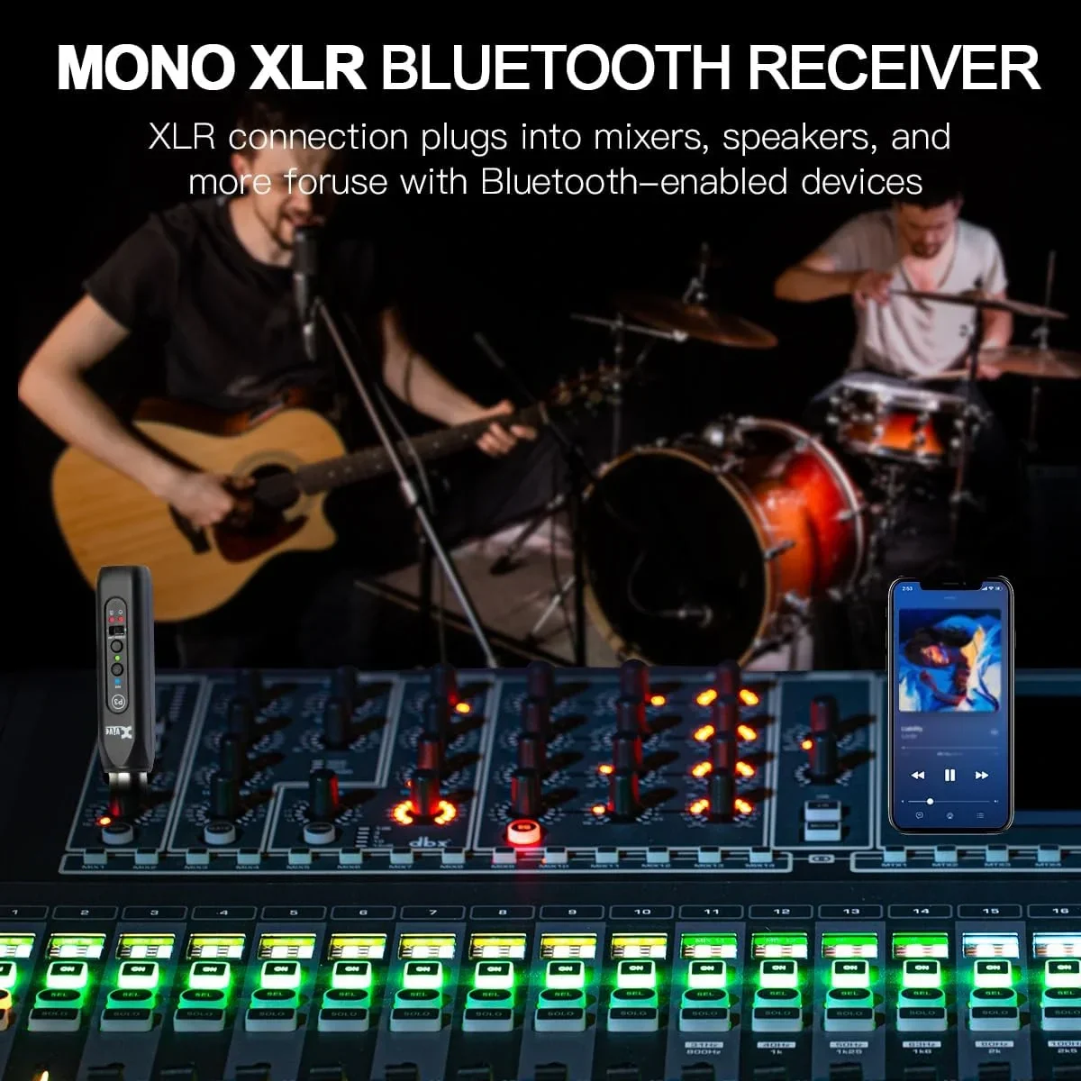 Xvive XV-P3D XLR 2'li Bluetooth Alıcı Seti