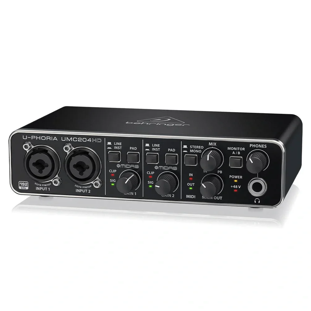Behringer UMC204HD 2x4 Usb Ses Kartı