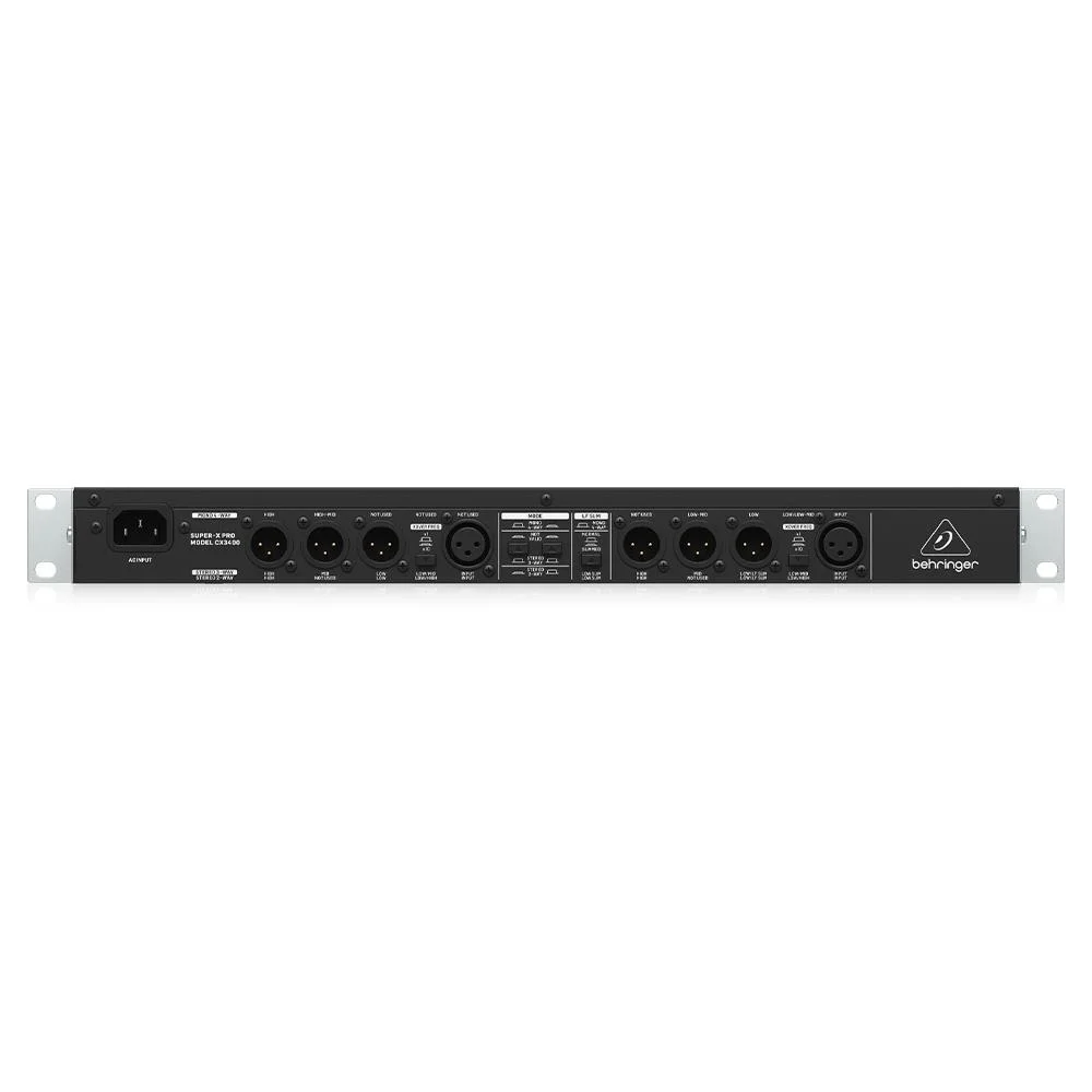 Behringer CX3400 V2, Crossover 3 Way Mono 4 Way Stereo