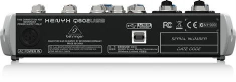 Behringer Q802USB  4-kanal analog Mikser