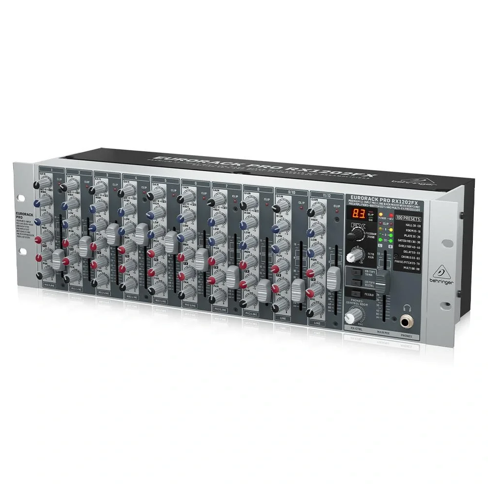 Behringer RX1202FX 12 Kanal Rack Tipi Efektli Mikser